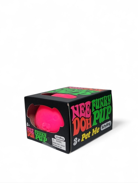 Needoh Other - NEW Needoh Hot Pink Funky Pup Viral Squishy
